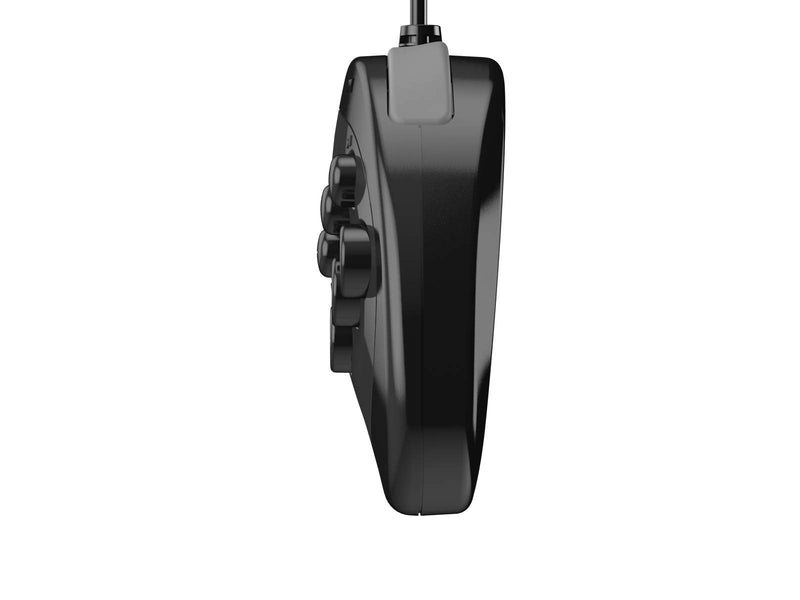 [Australia - AusPower] - Retro-Bit Official Sega Saturn USB Controller Pad (Model 2) for Sega Genesis Mini, PS3, PC, Mac, Steam, Switch - USB Port (Black) 