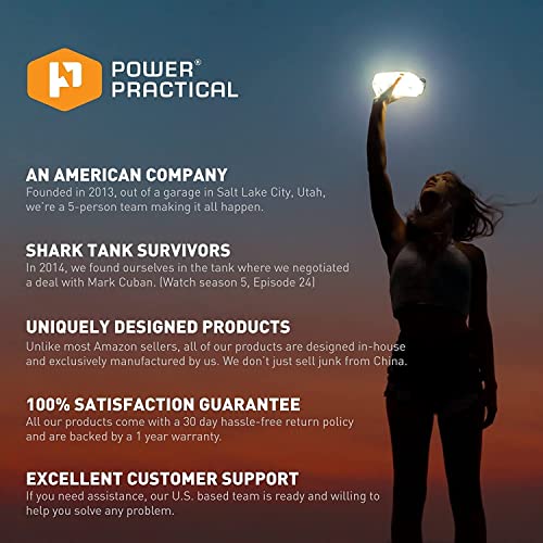 [Australia - AusPower] - POWER PRACTICAL Luminoodle Under Cabinet Lighting - Click LED Light Strip for Shelves, Kitchen Cabinets, & Furniture, 1-Pack Includes Power Button & Tape Adhesive - Daylight White (5000K) Daylight White, 1 Pack 