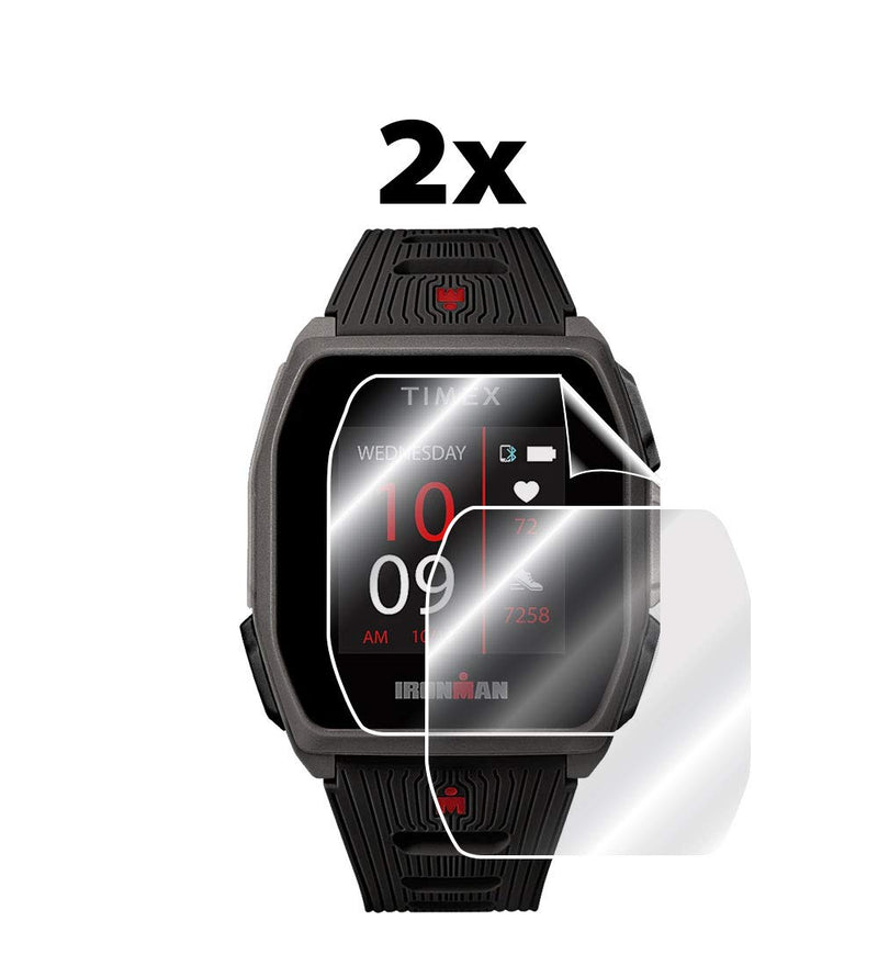 [Australia - AusPower] - IPG for TIMEX Ironman R300 GPS Smartwatch Screen Protector (2 Units) Invisible Ultra HD Clear Film Anti Scratch Guard-Smooth/Self-Healing/Bubble -Free 