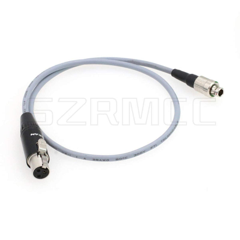 [Australia - AusPower] - SZRMCC FVB.00.303 3 Pin Male to TA3F Mini XLR 3 Pin Audio Cable for Zaxcom ZFR300 ZFR400 Sennheiser SK2000 Wisycom 