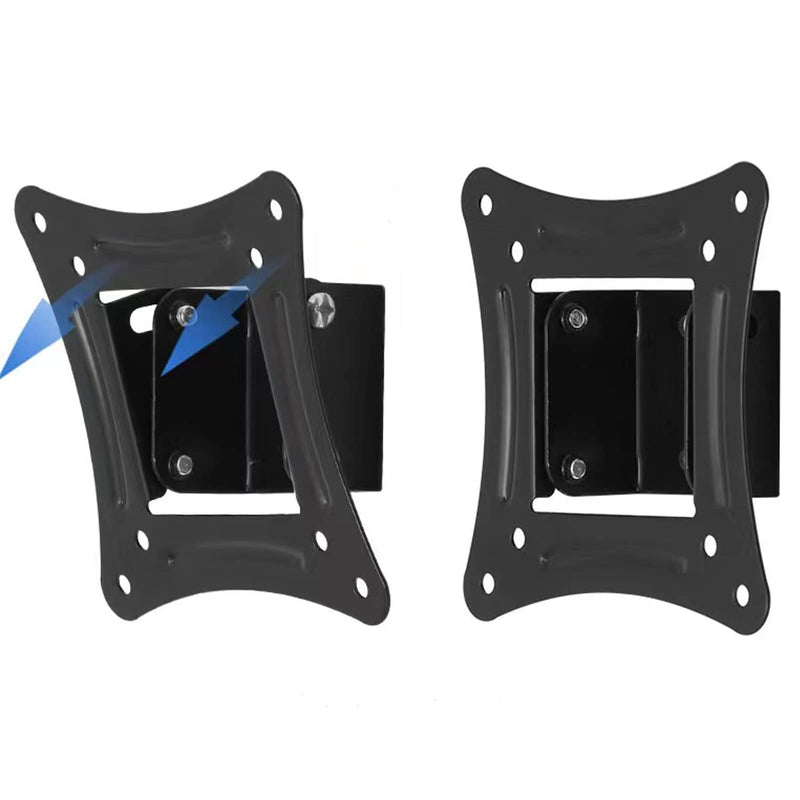 [Australia - AusPower] - Tilting TV Wall Mount Monitor Wall Mount Camper 14-24 Inch LED LCD Small Monitor Bracket with Screw Black 