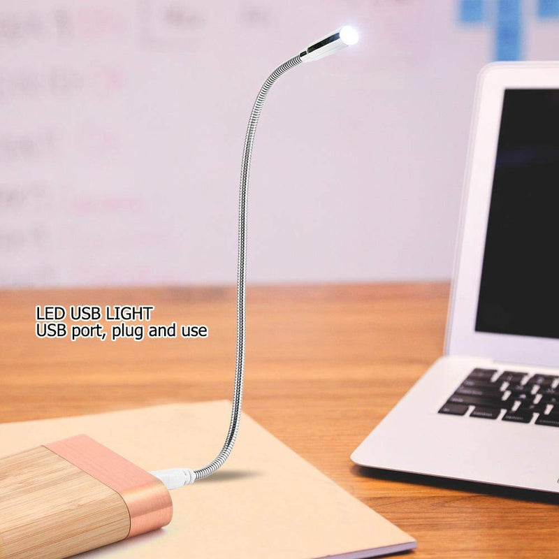 [Australia - AusPower] - USB Reading Lamp,Mini Flexible LED USB Night Lamp for Computer Laptop Notebook PC 