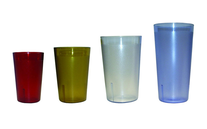 [Australia - AusPower] - Update International TBP-12C Tumblers, 6 pk, 12 oz, Clear, San (Styrene Acrylonitrile) (Pack of 6) 