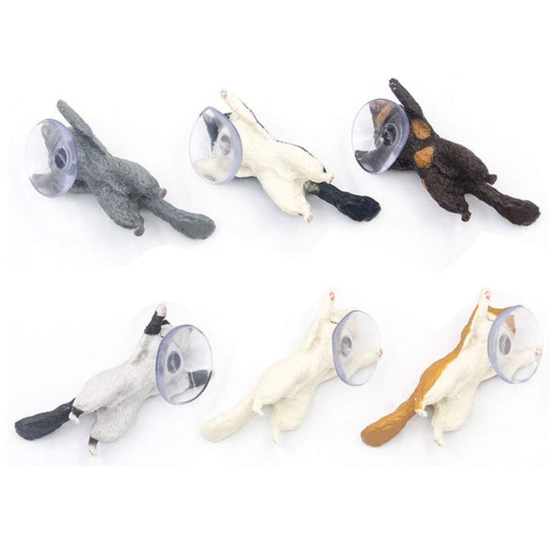 [Australia - AusPower] - JBBERTH 6 Pack Different Cats Smart Phone Sucker Holder Cute Cat Support Resin Cell Phone Holder Stand Sucker Tablets Desk Sucker Smartphone Holder。 
