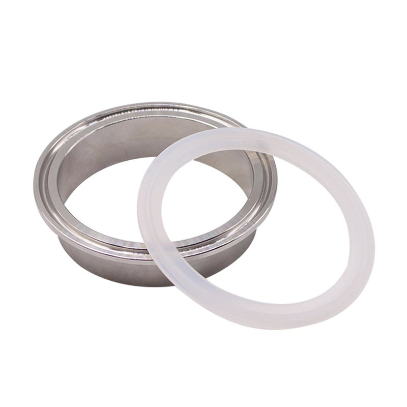 [Australia - AusPower] - DERNORD Silicone Gasket Tri-Clover (Tri-clamp) O-Ring - 3 Inch (Pack of 2) Pack of 2 