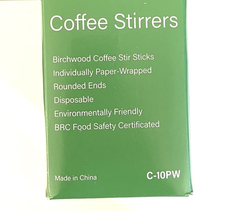 [Australia - AusPower] - Individually Wrapped Wood Coffee Stirrers 