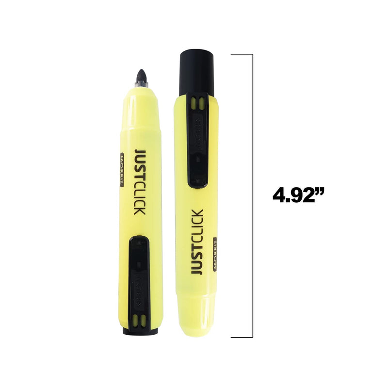 [Australia - AusPower] - Carrotez Permanent One-Click Retractable Low-odor Markers for Office, School, Home - 12 pcs 