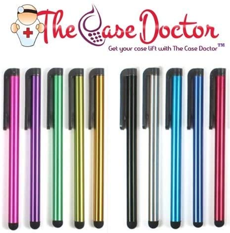 [Australia - AusPower] - TCD 100 Pack Colorful Long Metal Capacitive Stylus [Universal] Works with All Touch Screen Devices Assorted Colors iPad Galaxy Chrome Book Tablets 