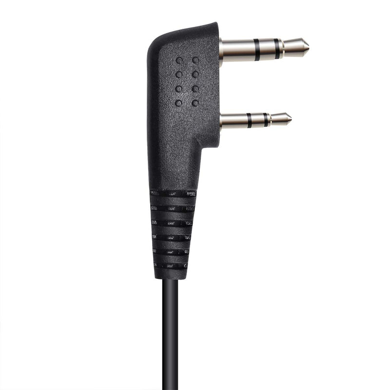 [Australia - AusPower] - Retevis EEK009 Walkie Talkie Earpiece with Mic 2 Pin, Compatible with Retevis RT22 RT21 H-777 RT68 RT19 Baofeng UV-5R pxton Walkie Talkies, Adjustable Length Acoustic Tube 2 Way Radio Headset(1 Pack) 
