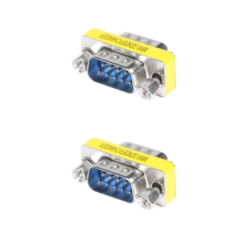 [Australia - AusPower] - Top-Longer Rs232 Serial Cable 9 Pin DB9 Female to Female / Male to Male Gender Changer Coupler Adapter Connector Pack of 4 