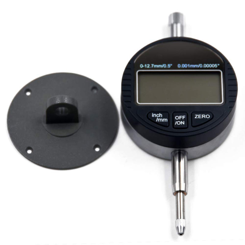 [Australia - AusPower] - Oudtinx Electronic Digital Dial Indicator Gage Gauge Inch/Metric Conversion 0-0.5 Inch/12.7 mm 0.00005 Inch/0.001mm 0-0.5 Inch/12.7 mm 0.001mm 