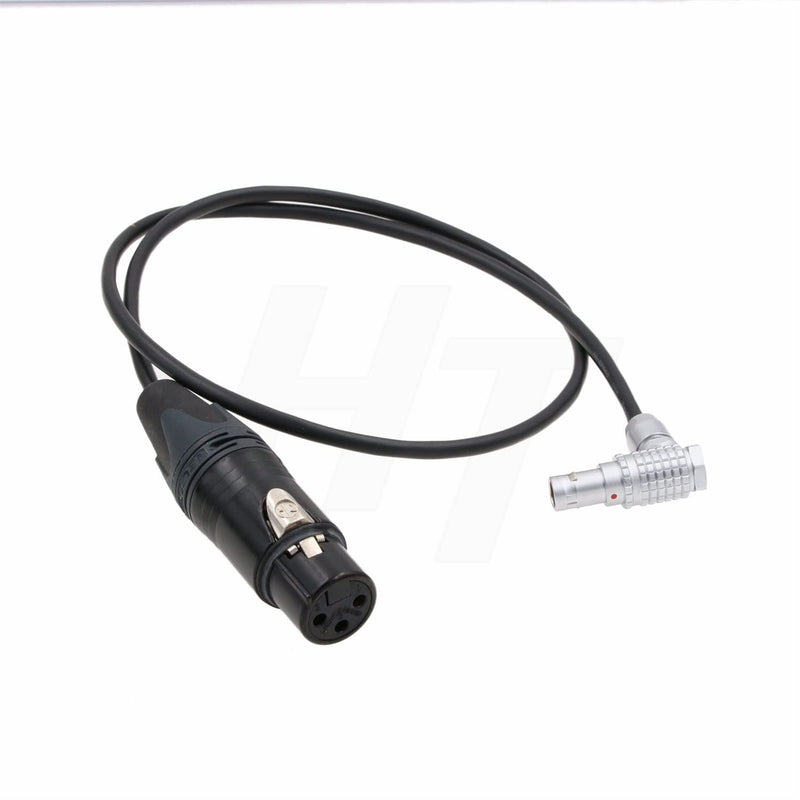 [Australia - AusPower] - HangTon Audio Cable XLR 3 Pin to Right Angle 6 Pin for ARRI Alexa 35 and Mini LF Camera 60cm R-XLR 