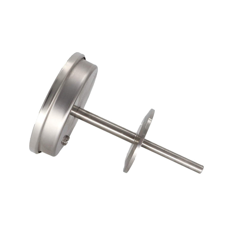 [Australia - AusPower] - Stainless Steel Bi-Metal Thermometer,1.5" Tri-clamp 4" Stem, 3" Dial, 0 to 200 F Degrees 