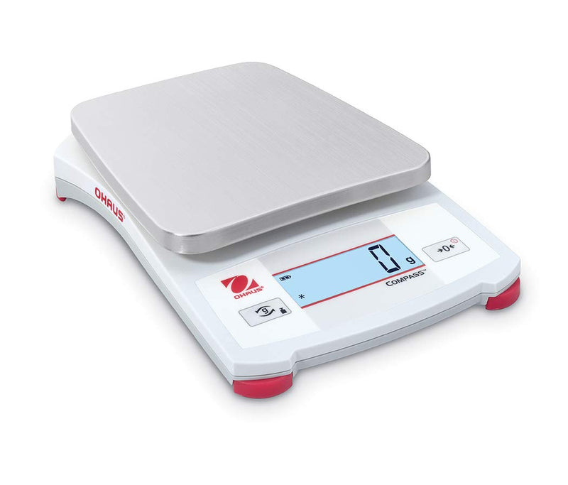 [Australia - AusPower] - Ohaus, CX2200, Compass Series Portable Balance, 2200 g x 1 g, White 