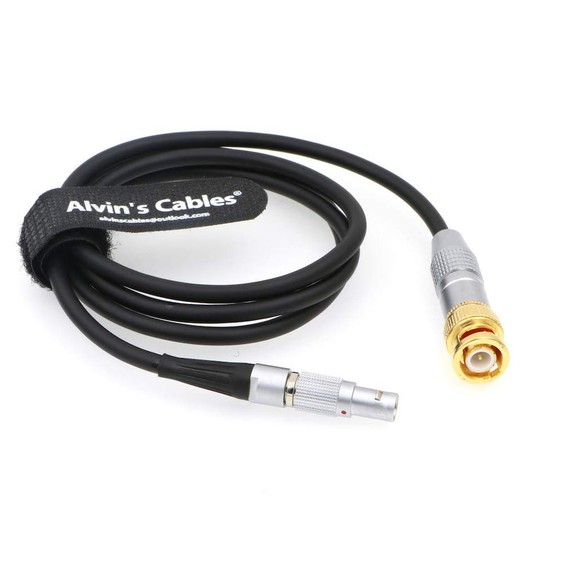 [Australia - AusPower] - Alvin's Cables 5 Pin Male to BNC SMPTE Time Code Out Cable for ARRI Mini Sound Devices 1M 