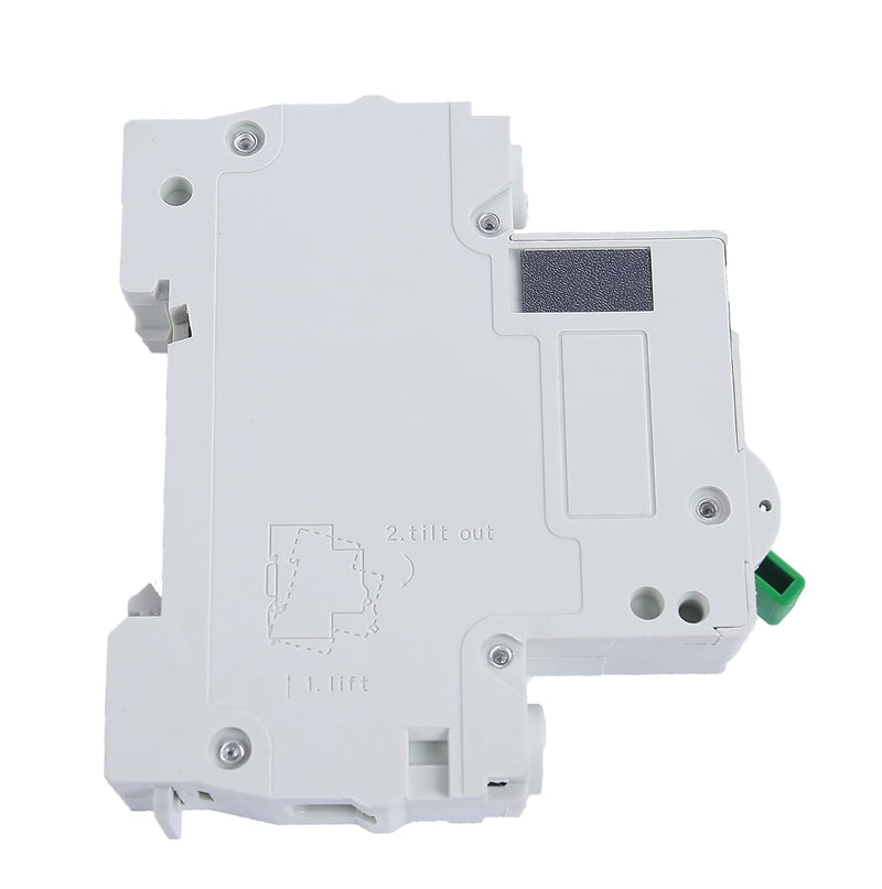 [Australia - AusPower] - ZGLEDUN Miniature Circuit Breaker - AC Mini Home Circuit Breaker 120V/240V DZ47-63 Din Rail Mount 1P 16A 1 Pole 