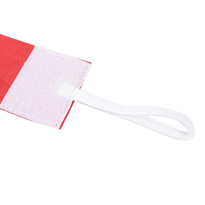 [Australia - AusPower] - V GEBY Captain Armband Nylon Outdoor Team Sports Armband Soccer Armbands Adjustable Player Bands(Red) Red 
