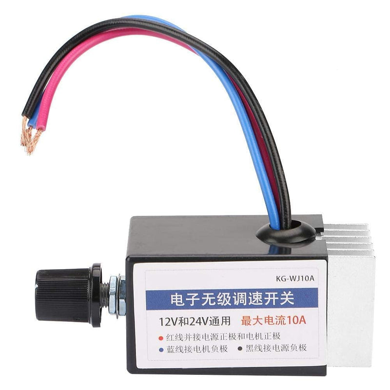 [Australia - AusPower] - DC 12V/24V Universal Motor Speed Controller Switch for Car Truck Fan Heater Control 