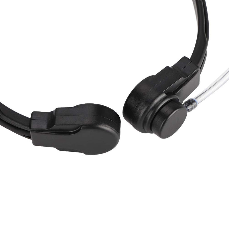 [Australia - AusPower] - PTT Earphone,Air Acoustic Tube Throat Vibration PTT Mic Headset for BaoFeng UV-XR A-58 UV-9R Plus GT-3WP,Air Duct Transmission Signal Can Reduce The Noise 