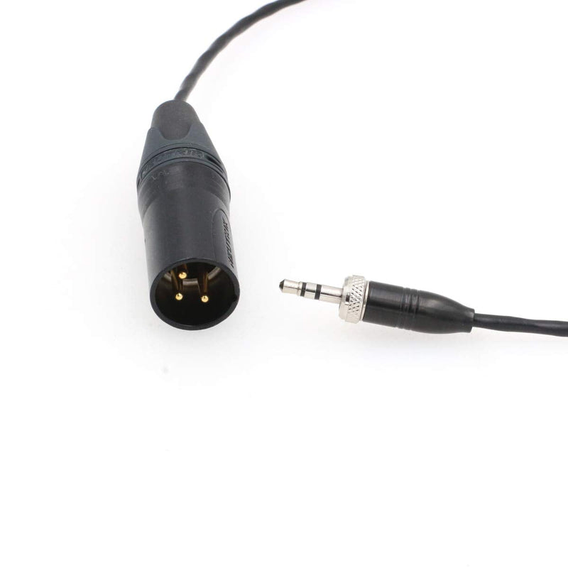 [Australia - AusPower] - SZRMCC Locking 3.5mm TRS Plug to XLR 3 Pin Male Microphone Cable for Sony UWP-D Series Wireless Transmitter 