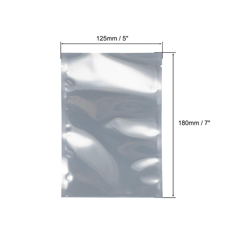 [Australia - AusPower] - uxcell Antistatic Shield Shielding Bag, Flat Open Top Anti Static Bag for Electronic Devices, 5x7 inch(125x180mm), 100 PCS 