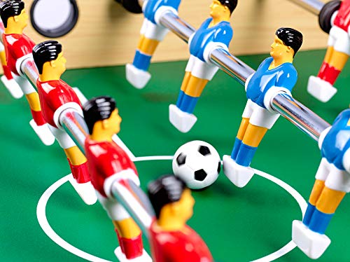 [Australia - AusPower] - OuMuaMua 9pcs Foosball Table Balls 1.42 Inch Table Soccer Balls for Foosball Tabletop Game Foosball Accessory Replacements Multicolor 