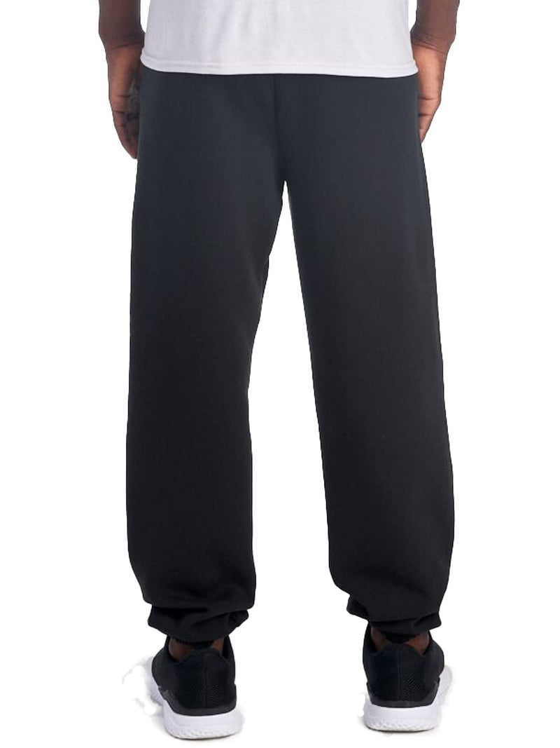 [Australia - AusPower] - Jerzees Men's NuBlend Fleece Joggers & Sweatpants Elastic Bottom Elastic Bottom - Black Large 