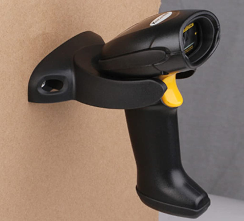 [Australia - AusPower] - Barcode Scanner Holder, Barcode Scanning Bar-Code Reader Holder Rack Bracket Wall Mount Fit for Most Scanner Barcode Scanner Scan Gun Label Reader (B) B 