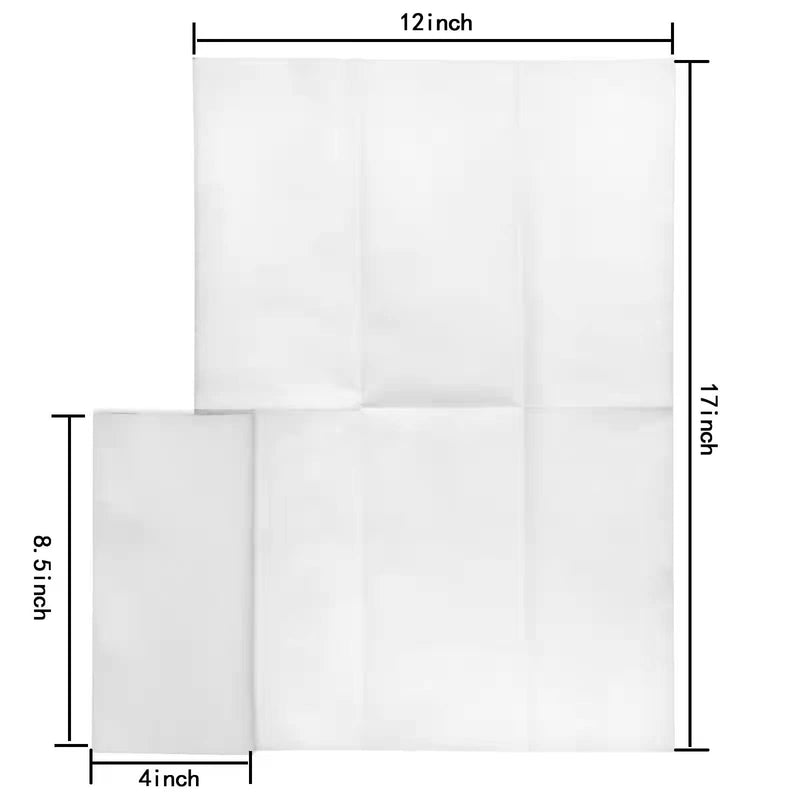 [Australia - AusPower] - 50 count 12"X17" White Disposable Hand Towels Linen-Feel Paper Dinner Napkins Cloth Like Paper Guest Towels for bathroom 