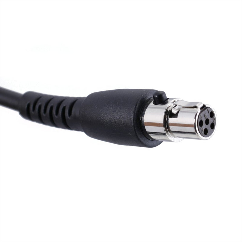 [Australia - AusPower] - Rugged Radios CC-MOT 2-Pin to 5-Pin Coil Cord Cable For Motorola, HYT, Black Box Radio, and Speedcom Two Way Handheld Radios and Headsets 