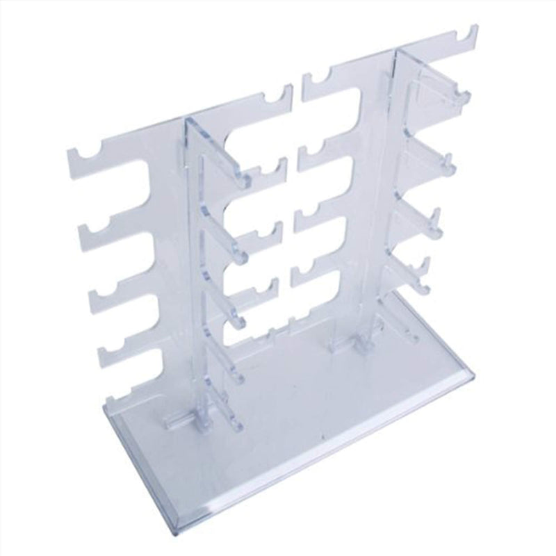 [Australia - AusPower] - JoySee 1 X Sunglasses Rack Sunglasses Holder Glasses Display Stand, Water Clear 