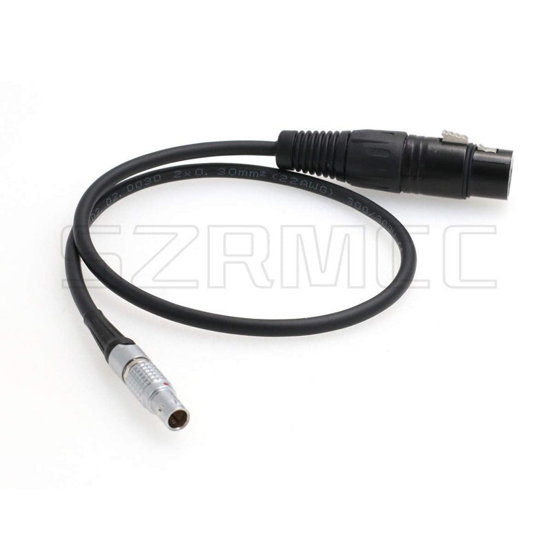 [Australia - AusPower] - SZRMCC 2 Pin Male to XLR 4 Pin Female Power Cable for ARRI Alexa Camera kit 12V to Practilite 602 Camera Monitor (Straight Cable) Straight Cable 