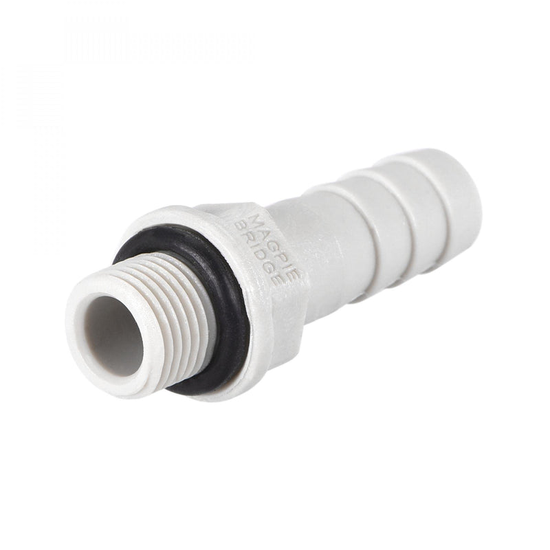 [Australia - AusPower] - uxcell PVC Barb Hose Fitting Connector Adapter 8mm or 5/16" Barbed x G1/8 Male Pipe 20pcs 