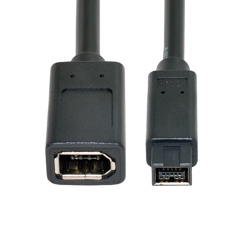 [Australia - AusPower] - CY IEEE 1394 6Pin Female to 1394b 9Pin Male Firewire 400 to 800 Cable 20cm 