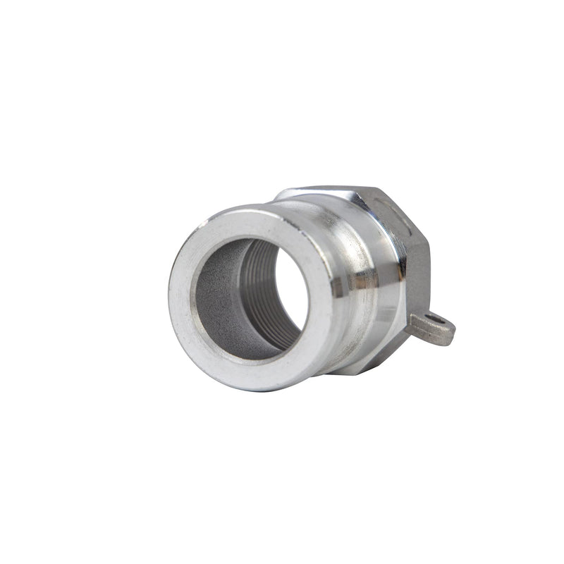 [Australia - AusPower] - Quafwia 2 pcs Aluminum cam lock fittings (1" Part A) cam groove hose fitting camlock fittings , Male Adapter Female NPT Thread camlock fitting (1‘’) 1‘’ 