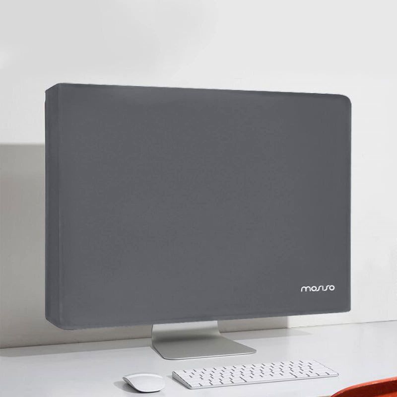 [Australia - AusPower] - MOSISO Monitor Dust Cover 22, 23, 24, 25 inch Anti-Static Dustproof LCD/LED/HD Panel Case Computer Screen Protective Sleeve Compatible with iMac 24 inch, 22-25 inch PC, Desktop and TV, Space Gray 