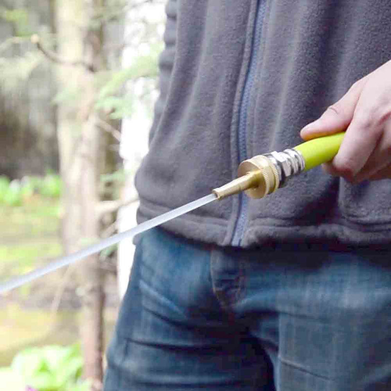 [Australia - AusPower] - Aqua Joe SJI-4BHNC Ultimate Solid Brass, Heavy Duty Adjustable Twist Nozzle and Jet Sweeper Nozzle 