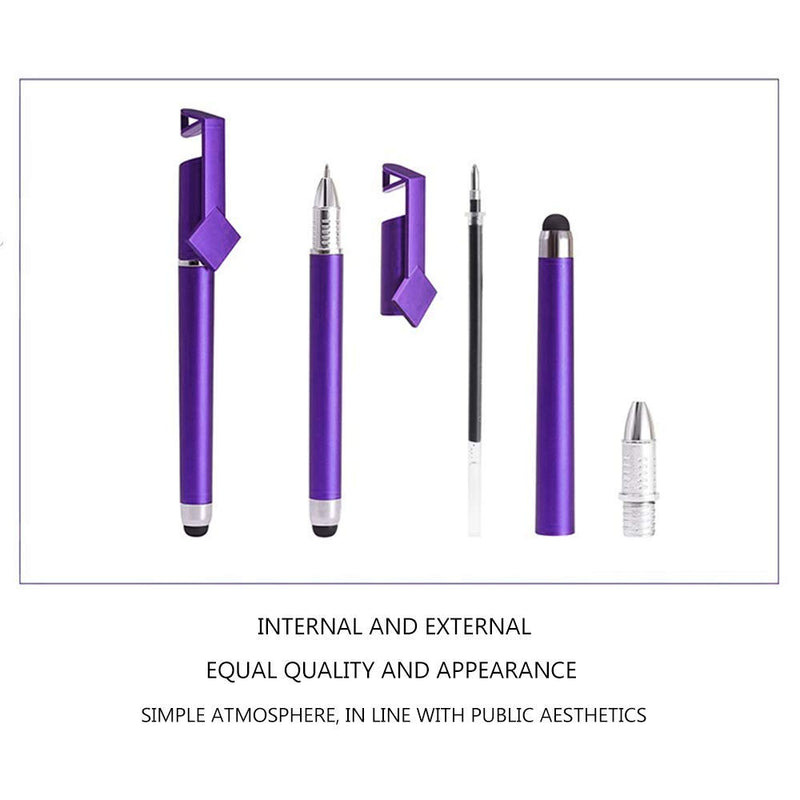 [Australia - AusPower] - Stylus Pen, SITAKE 12 Pcs Multifunctional 3 in 1 Phone Holder + Capacitive Stylus + Ballpoint Pens, Mobile Phone Stand Stylus Pens for All Touch Screen Device, Phones, Tablet and Computer (Style 1) Style 1 