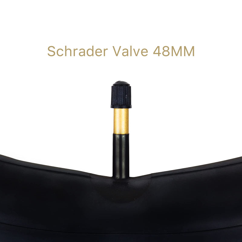 [Australia - AusPower] - Bike Inner Tube 700X38C/35C/40C/43C with Rim Strip - Schrader Valve A/V 48L 48MM - 2 Pack 
