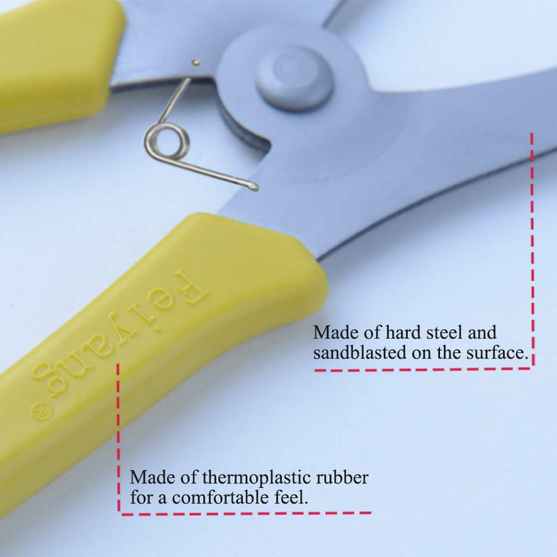 [Australia - AusPower] - Feiyang Miter Spring Clamps Kit for Woodworking,Picture Frames,Wood Trim,Moldings 8 Clamps / 1 Pliers 