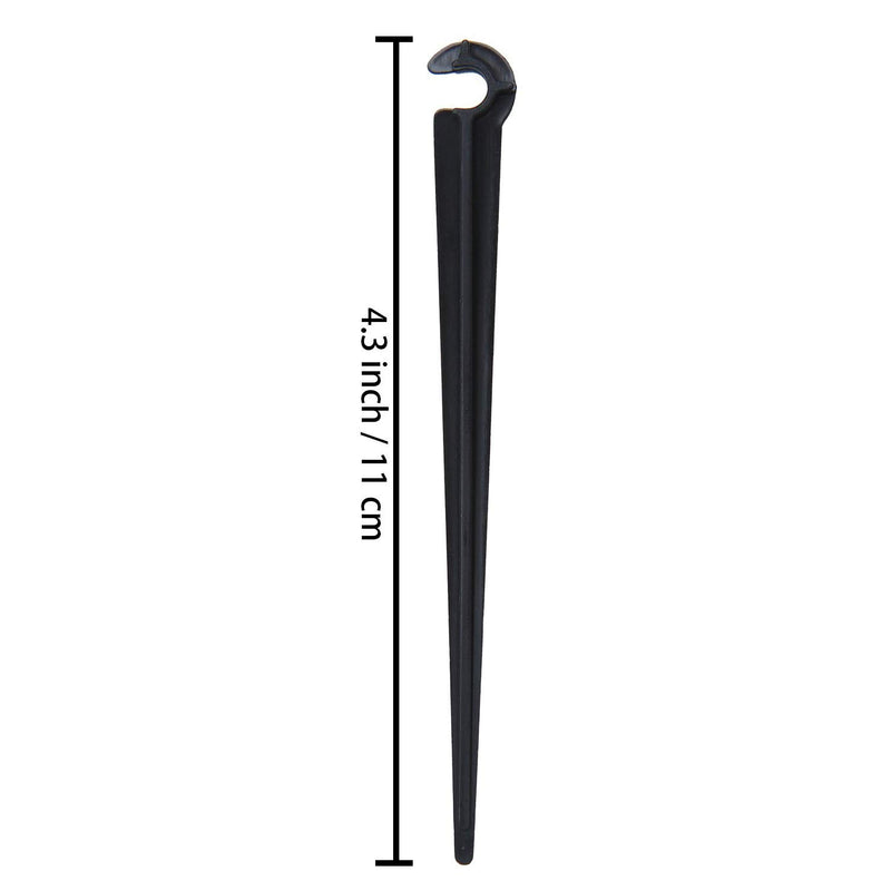 [Australia - AusPower] - Balter-D 200 Pack Irrigation Drip Support Stakes 1/4 Inch Tubing Hose Holder 