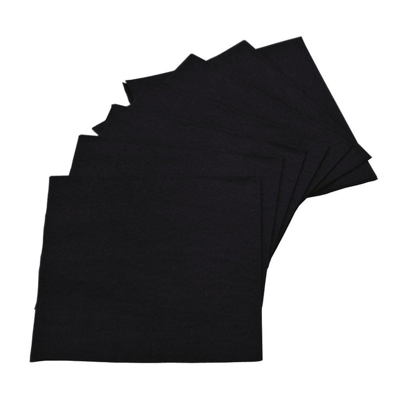 [Australia - AusPower] - Perfectware - 2 Ply Black-200ct Perfect Stix 2 Ply Beverage Black Napkin-200 Paper Cocktail Beverage Napkin Black, 9.5" x 9.5" (Pack of 200) 200ct 