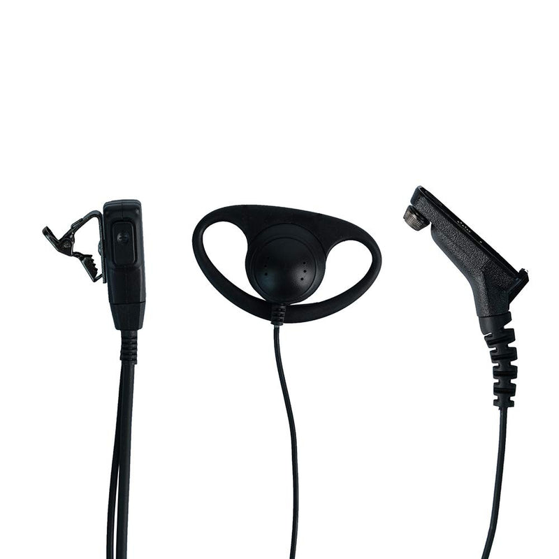 [Australia - AusPower] - Motorola Xpr 6550 Earpiece,Klykon D Shape Surveillance Ear Piece Headset with Ptt Mic for Motorola 2 Way Radio Walkie Talkie XPR7550 XPR6350 XPR7350 7550e 7580e 