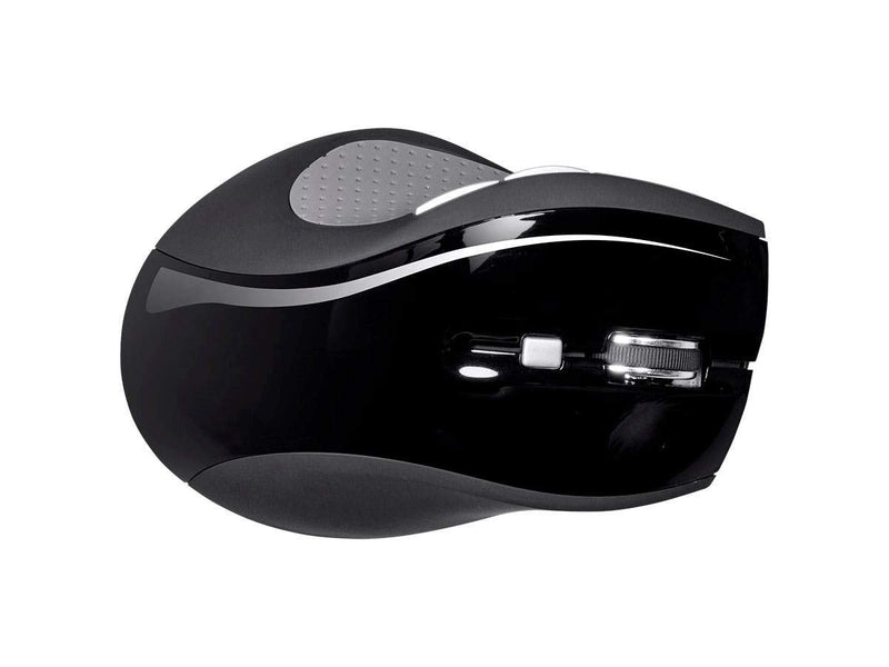 [Australia - AusPower] - Monoprice Select Wireless Ergonomic Mouse - Black - Ideal for Work, Home, Office, Computers - Workstream Collection 