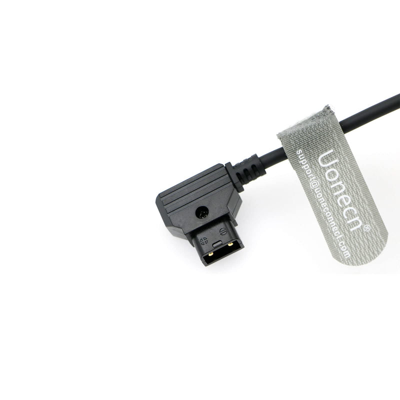 [Australia - AusPower] - Uonecn for Anton Bauer Power Cable for Zacuto Gratical Eye Viewfinder D-Tap to Rotatable Right Angle 2-Pin Male Cord 