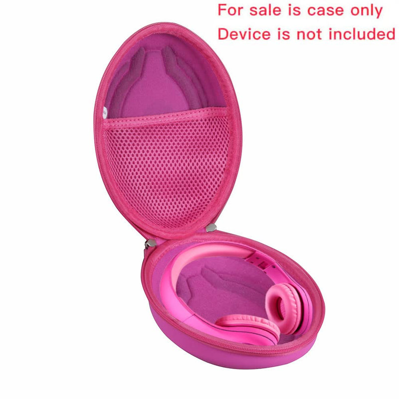 [Australia - AusPower] - Hermitshell Hard Travel Case for LilGadgets New Connect+ Pro Premium Volume Limited Wired Headphones (Pink) Pink 