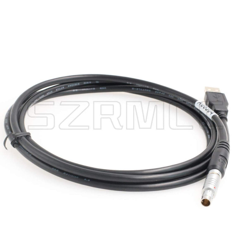 [Australia - AusPower] - SZRMCC Fischer 5 pin Male to USB A00304 Data and Power Cable for Top-con Hiper V II Pro GB GR GPS 