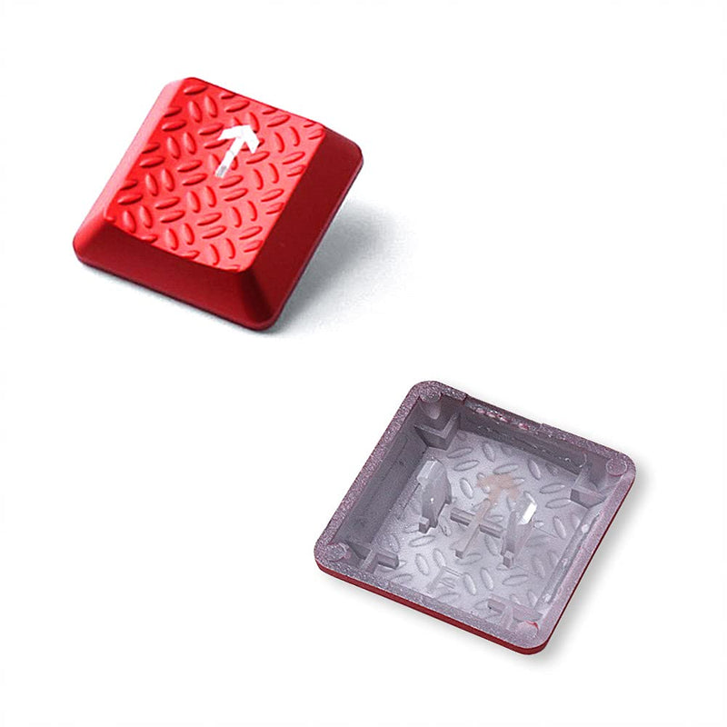 [Australia - AusPower] - Texture Tactility Backlit Keycaps Replacement for GL Tactile Switch Logitech G813/G815/G913/G915 TKL RGB Mechanical Gaming Keyboard (WASD+Arrow Keys Red) WASD+Arrow keys Red 