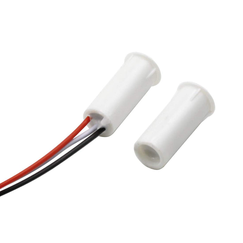 [Australia - AusPower] - Hxchen RC-35 NC & NO Wired Magnetic Door Window Contact Sensor Switch Contact Sensor Alarm Magnetic Reed Switch White - (5 Sets) 