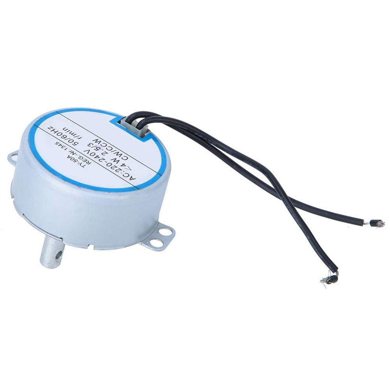 [Australia - AusPower] - Synchronous Motor,TY-50A Remote Control Synchronous Motor CW/CCW Turning for Moving Head Fan 220-240V Full Round Shaft Reduction Drive 